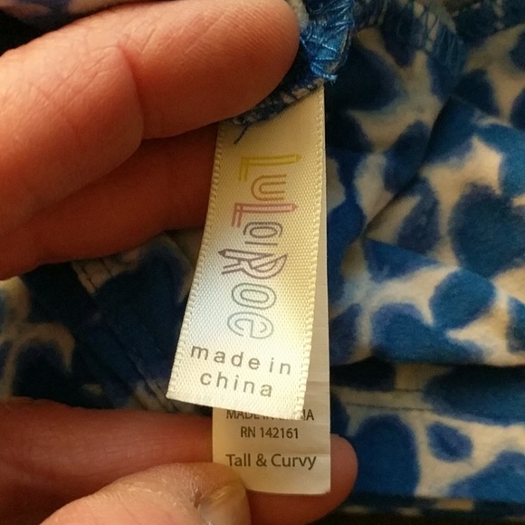 2 pair Lularoe Tall and Curvy Leggings - Picture 4 of 4